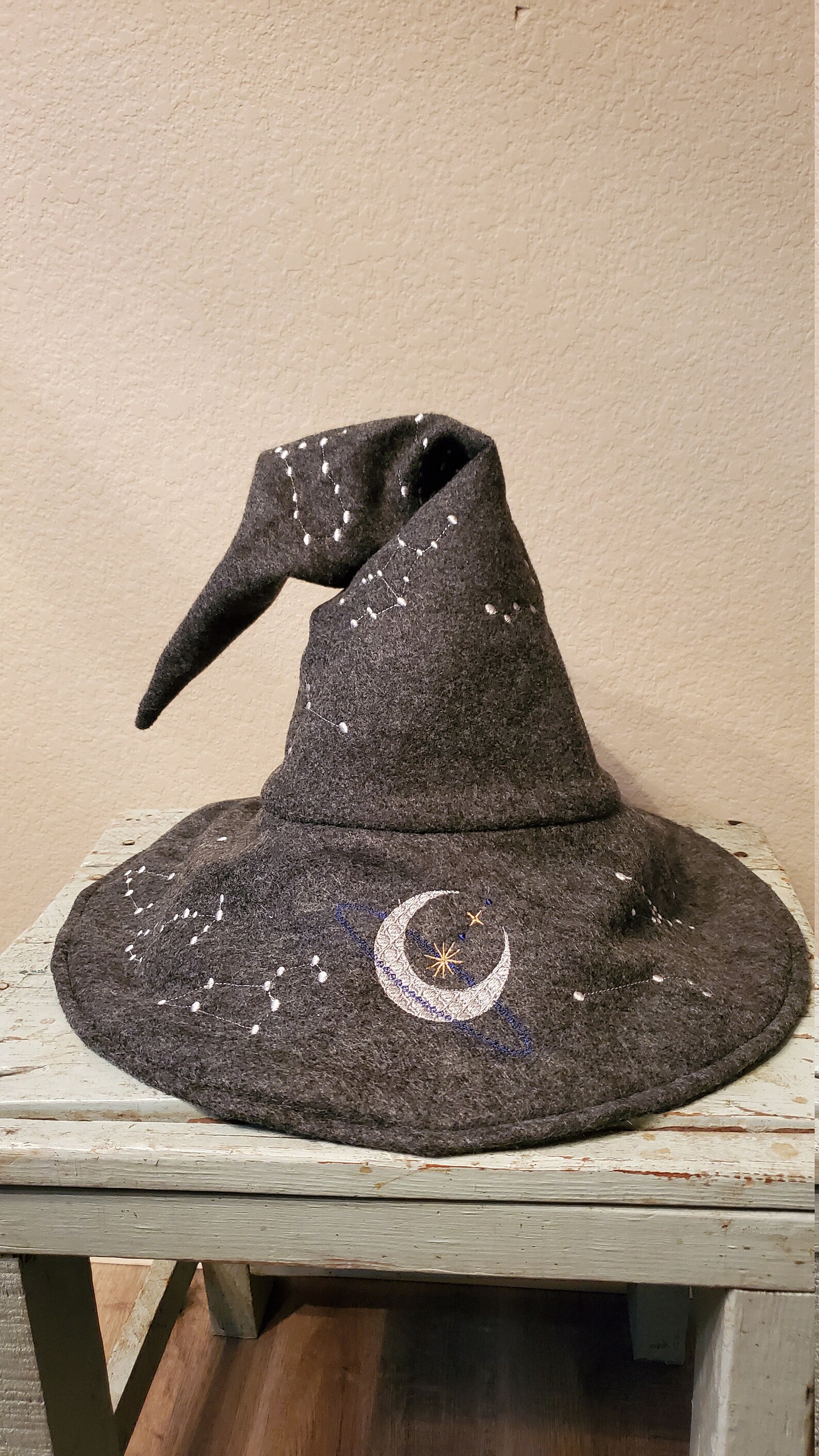 Wizard Hat Pdf Sewing Pattern with Embroidery Files Combo Pack Etsy