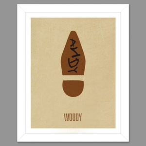 Digital Download Toy Story Woody Boot Poster Art Nursery Art Print, Woody Toy Story Nursery Art Boys Room - 8x10 or 11x14