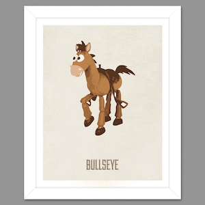 Digital Download Toy Story Bullseye Woody's Horse Poster Art Nursery Art Print, Toy Story Nursery Art Boys Room 8x10 or 11x14 image 1