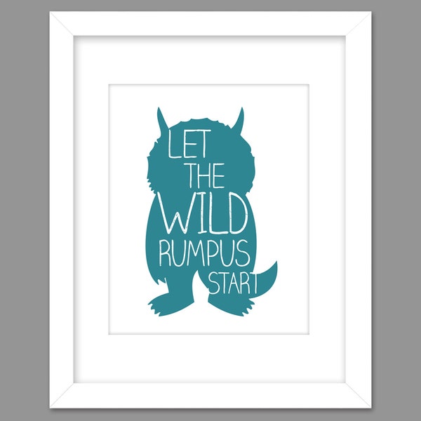 Let the Wild Rumpus - Etsy
