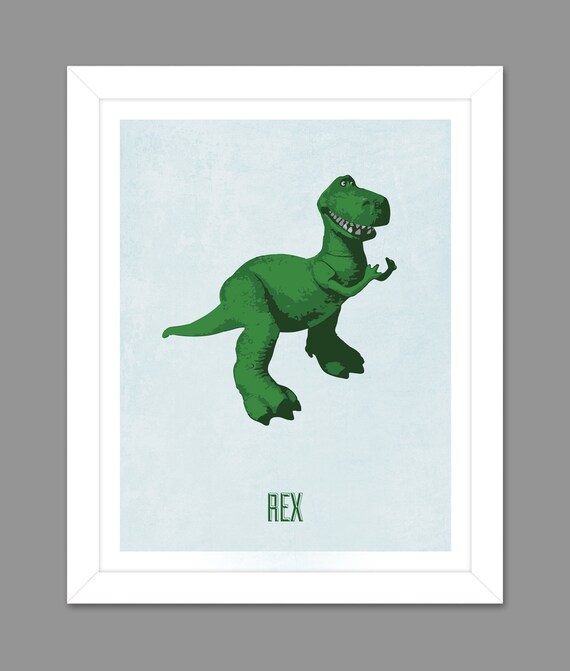 Digital descarga cerdo de dinosaurio REx Toy Story Poster Art - Etsy México Digital descarga cerdo de dinosaurio REx Toy Story Poster Art - Etsy México