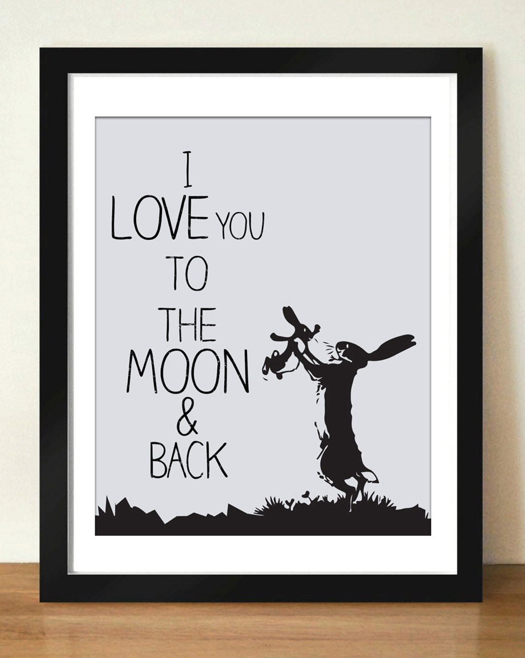 アートフレーム I LOVE YOU TO THE MOON AND BACK Amazon.com - BANBERRY DESIGNS Photo Frame I Love You To the