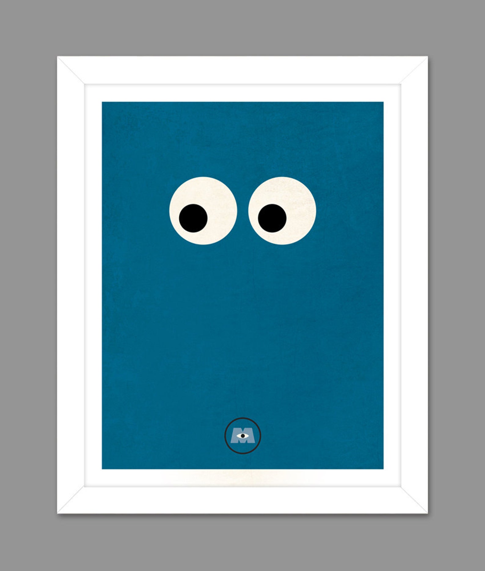 Digital Download Monsters Inc. Sully Big Eye Poster Art Etsy