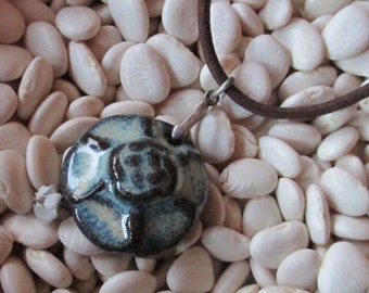 Creamy Chocolate Flower Burst Pendant