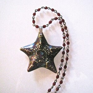 Purple and Kiiwi Star Pendant