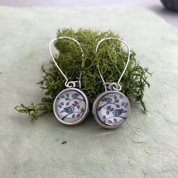 Double sided drop on sale earrings