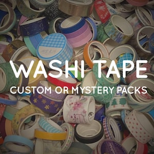 Washi tape rolls (lucky dip- choose your theme!)