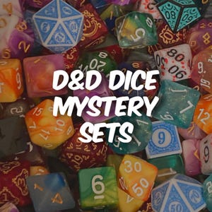 Mystery Dice Set Dungeons and Dragons D&D
