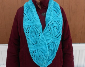 Bold Squares Infinity Scarf