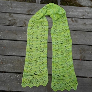 Estonian Diamonds Lace Scarf