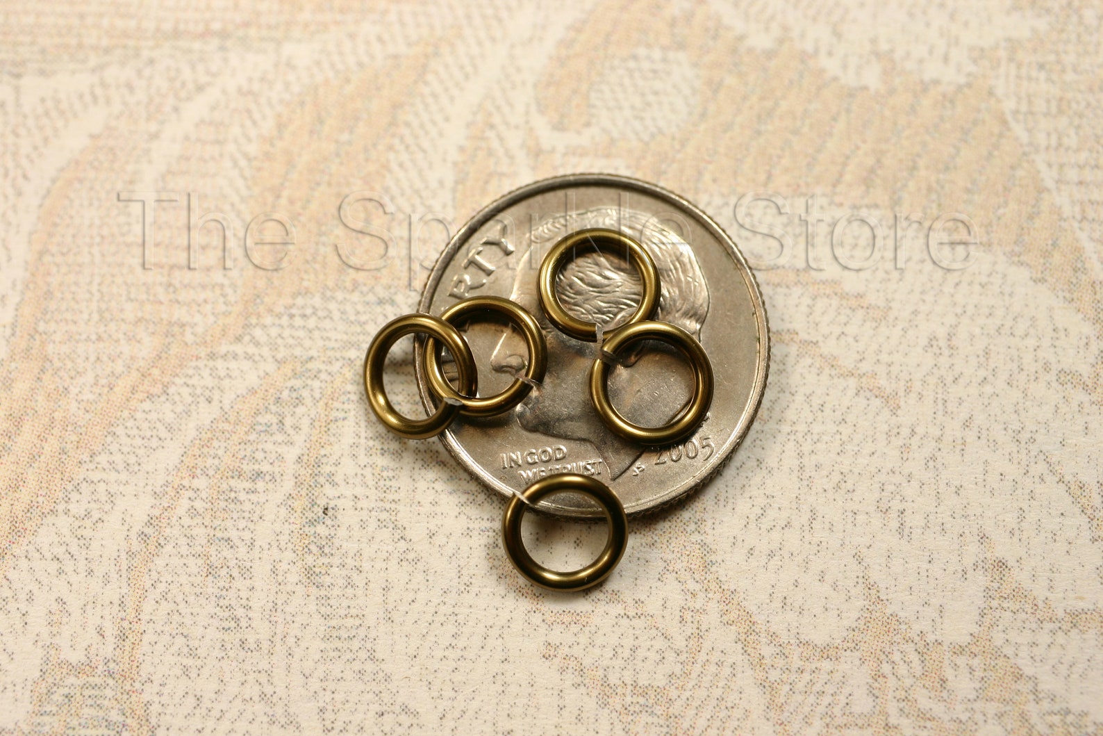 18ga Bronze Jump Rings 6.2mm OD 4.2mm ID 5/32 Etsy