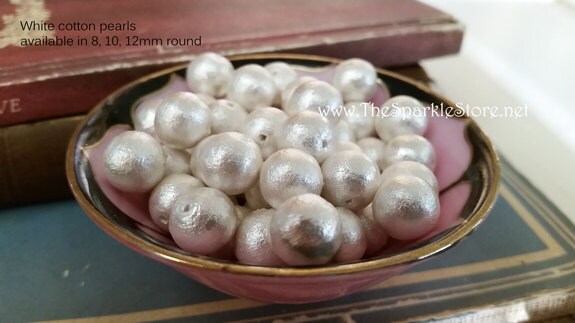 DISCONTINUED 6mm, 8mm, 10mm, 12mm Miyuki Cotton Pearls Beads