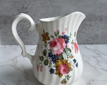 Small Floral English Pitcher Royal Caldone