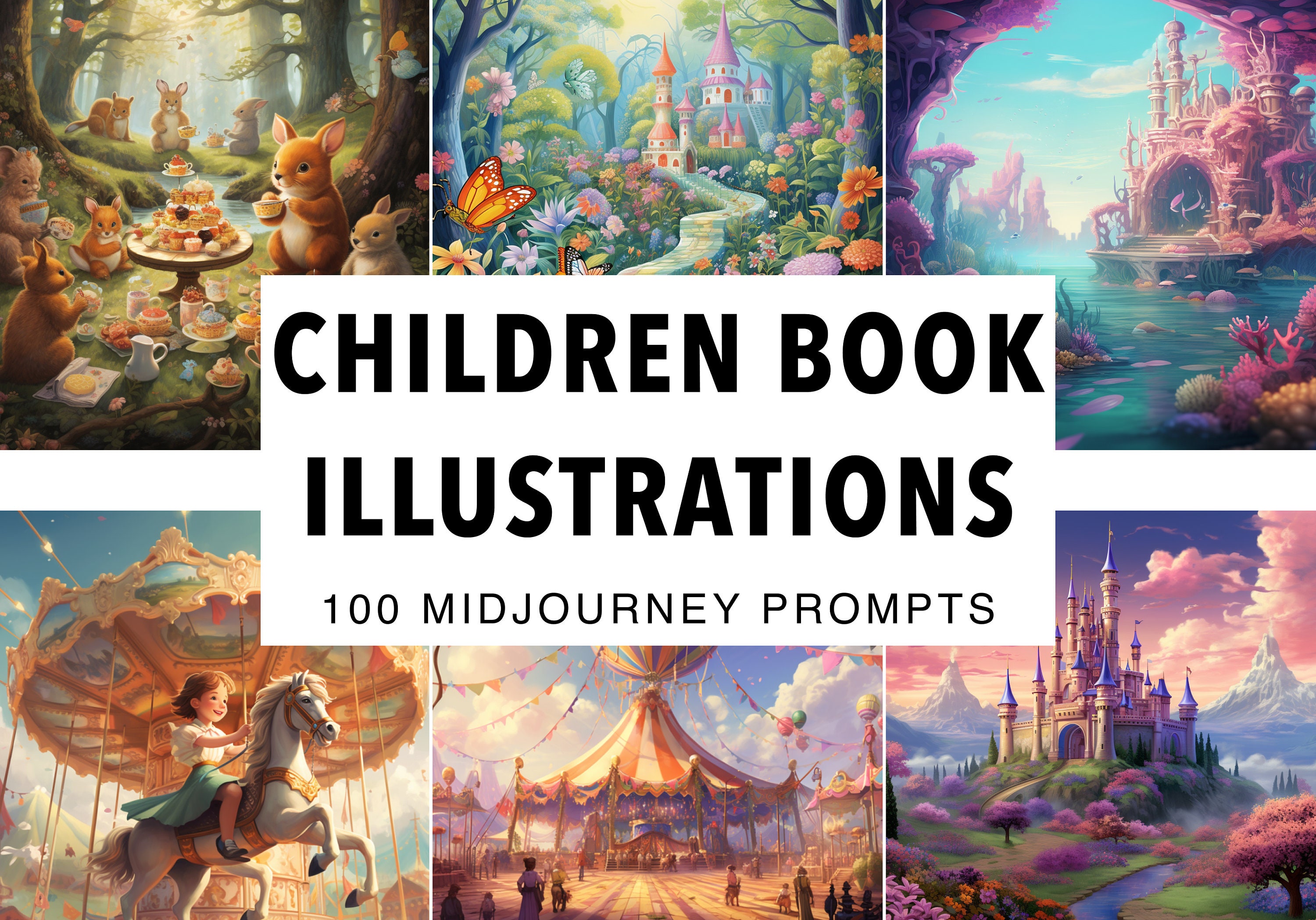 100 Midjourney Prompts for Children Storybook, AI Art, Midjourney ...