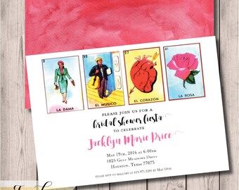 Loteria Invitations Template 2
