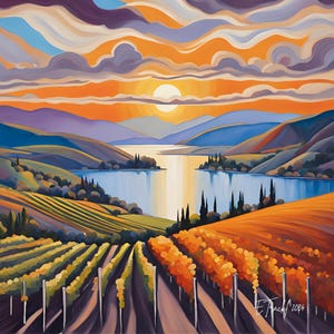 Autumn In The Okanagan Created in Canada