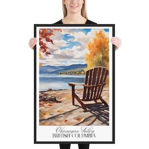 Okanagan Valley British Columbia Framed poster