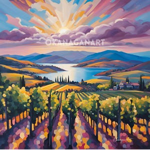 Purple Haze Okanagan Skies Created in Canada
