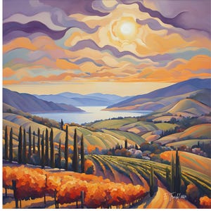 Autumn Okanagan Valley Digital Download Canada