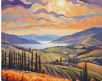 Digitale download herfst Okanagan Valley