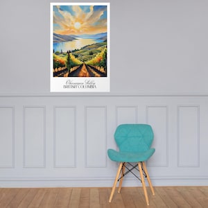 Okanagan Valley Photo paper poster print 24&quot;x36&quot; Created in Canada.