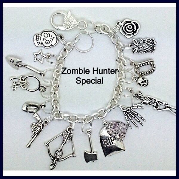 Bracelet Silicone The Walking Dead - Acier Inoxydable Argenté - Neuf Avec étiquettes