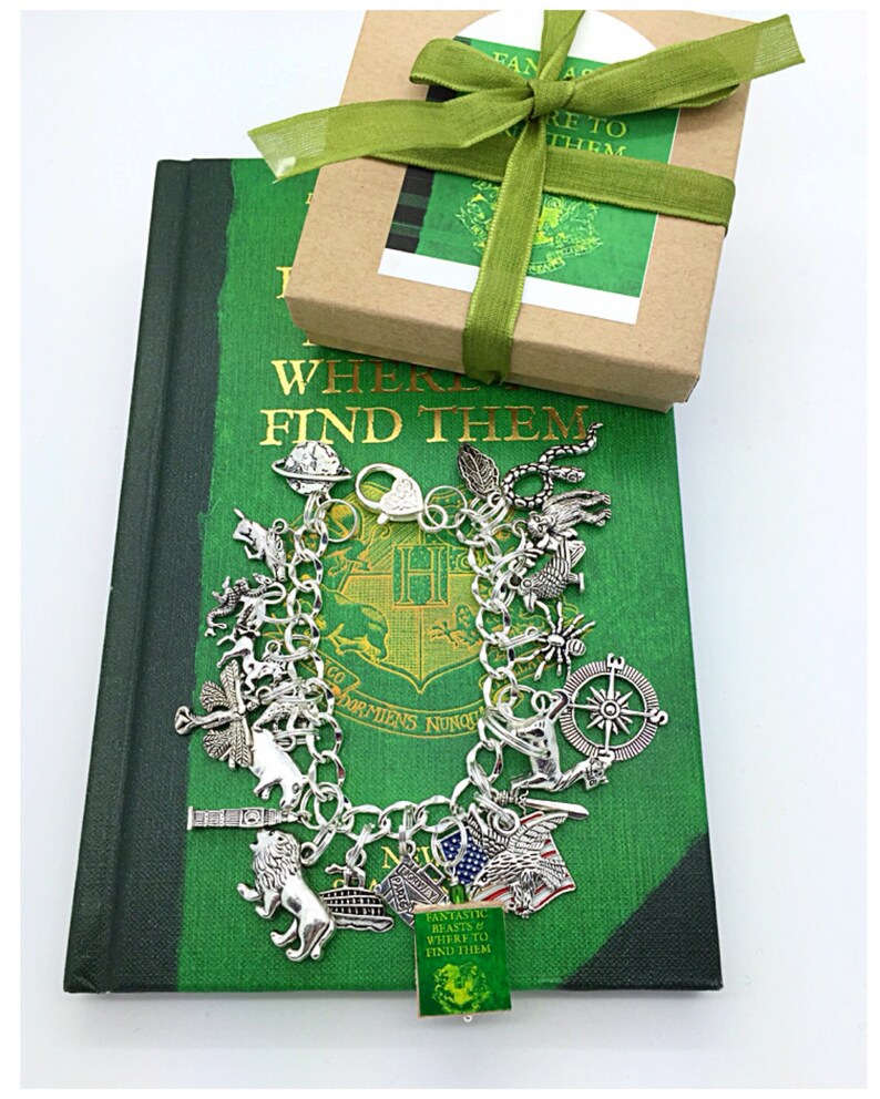 Fantastic Beasts Charm Bracelet Inspired Jewelry by Etsy