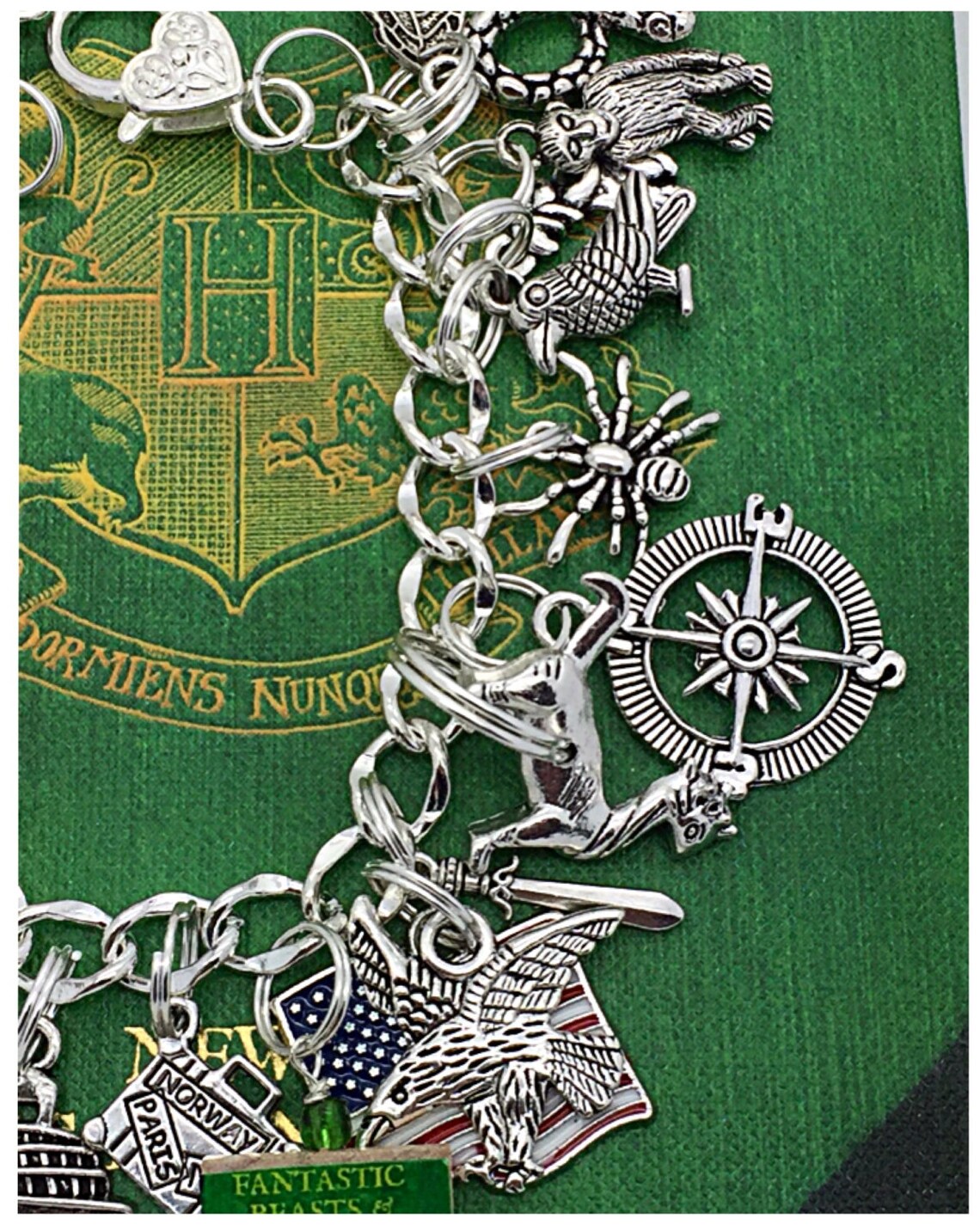 Fantastic Beasts Charm Bracelet Inspired Jewelry by Etsy