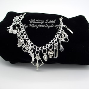 Walking Dead Inspired Zombie Bracelet Handmade Artisan  Made with love