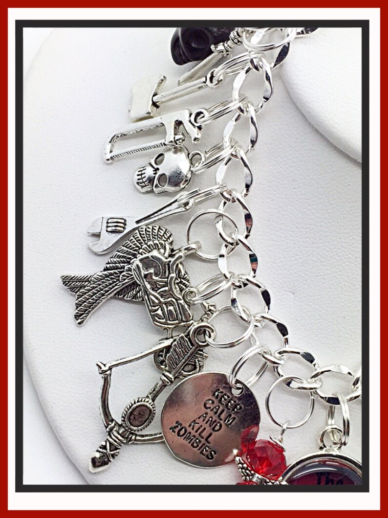 Walking Dead Bracelet Jewelry Inspired by Uberjewelrydesigns Etsy