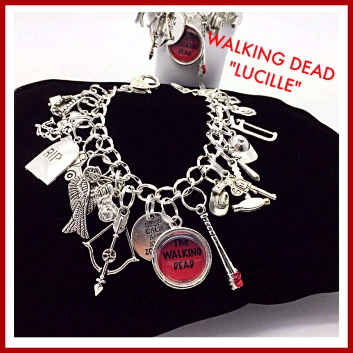 Walking Dead lucille Edition Inspired Jewelry Etsy