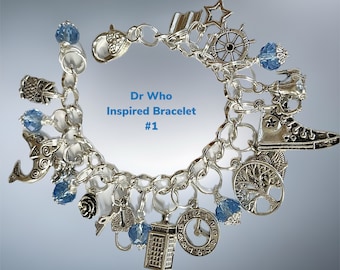 Dr Who Inspired Bracelet #1 Artisan handmade