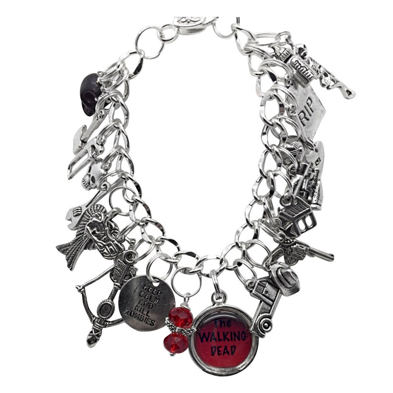 Walking Dead Bracelet Jewelry Inspired by Uberjewelrydesigns Etsy