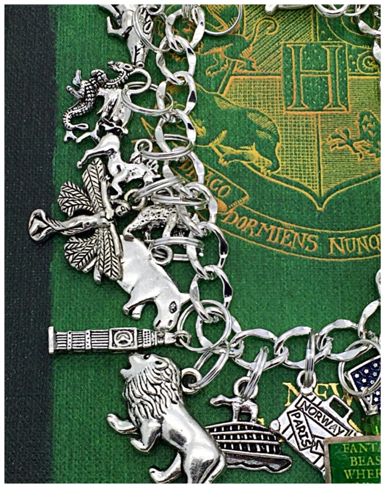 Fantastic Beasts Charm Bracelet Inspired Jewelry by Etsy