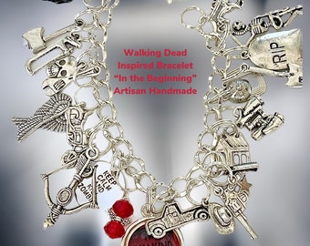 Walking Dead Inspired Bracelet “In the beginning “ artisan handmade