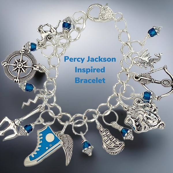 Percy Jackson and Olympians Inspired Tribute Bracelet Artisan handmade