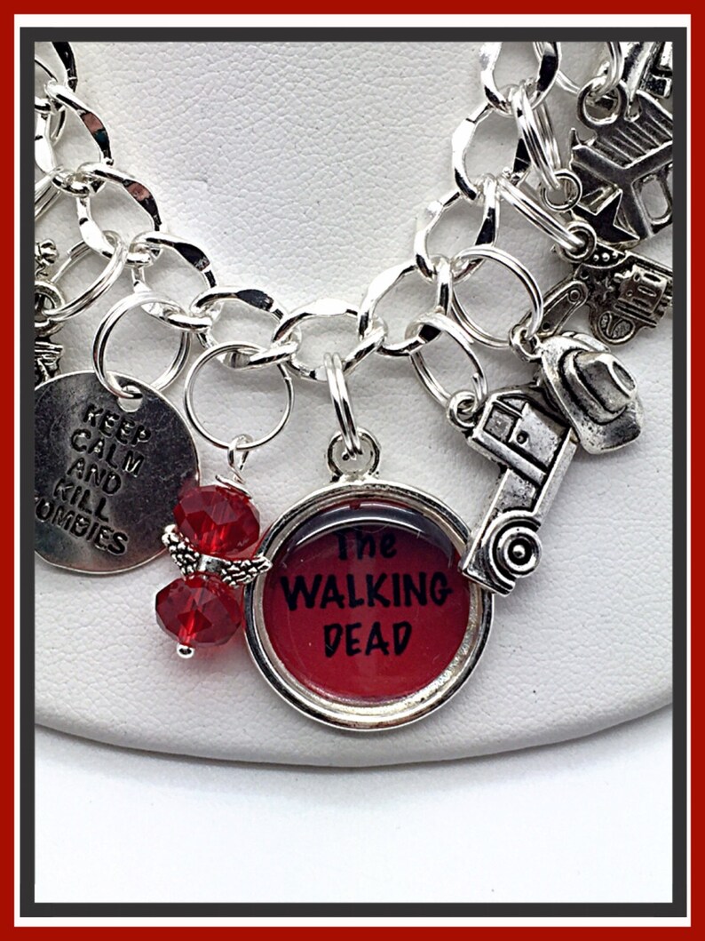 Walking Dead Bracelet Jewelry Inspired by Uberjewelrydesigns Etsy