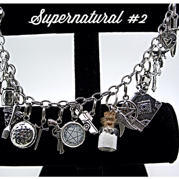 Pendentif Dague Anti-démon Supernatural - Collier Argenté, Souvenir Série TV, Neuf