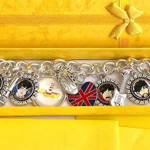 Beatles Yellow Submarine inspired bracelet artisan handmade  Made with love