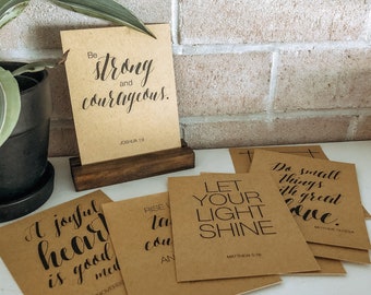 Tarjetas de las Escrituras, decoración religiosa del hogar