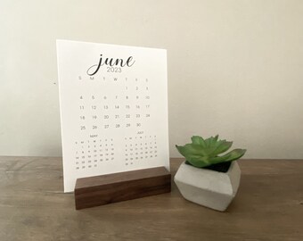 2023 - 2024 Small monthly Desk Calendar 4.25x5.5 in