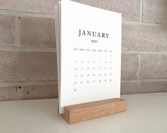 5x7 Desk Calendar  Etsy