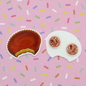 Peanut Butter Cup Pin Kawaii Cute Food Brooch
