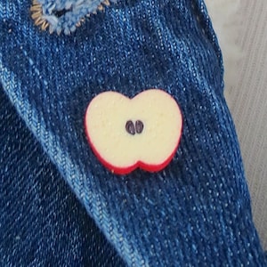 Apple Pin Cute Little Food Brooch