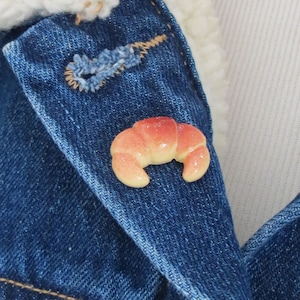 Croissant Pin French Pastry Lapel Pin