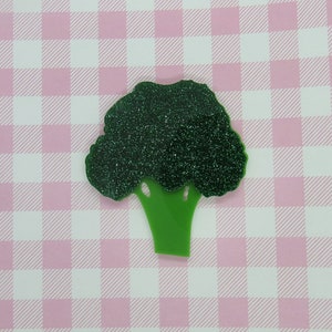 Broccoli Hair Clip Cute Veggie Vegan Food Barrette