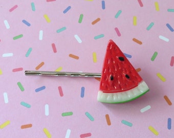 Watermelon Hair Clip Cute Summer Fruit Barrette