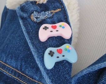 Video Game Pin - Kawaii Gamer Pinback Brooch