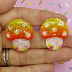 Mushroom Hair Clip Kawaii Cottagecore Barrette