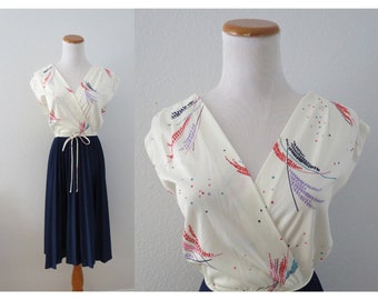 70s style midi dress